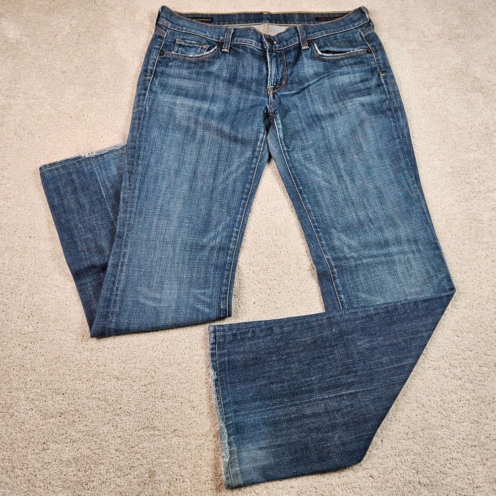 Citizens of Humanity 31 Jerome Dahan Bootcut Jeans Y2K McBling Indie Sleaze USA